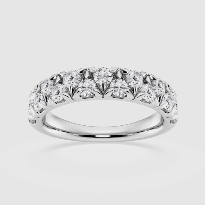 Natural Diamond | 1 ctw Round Alternating Fashion Band