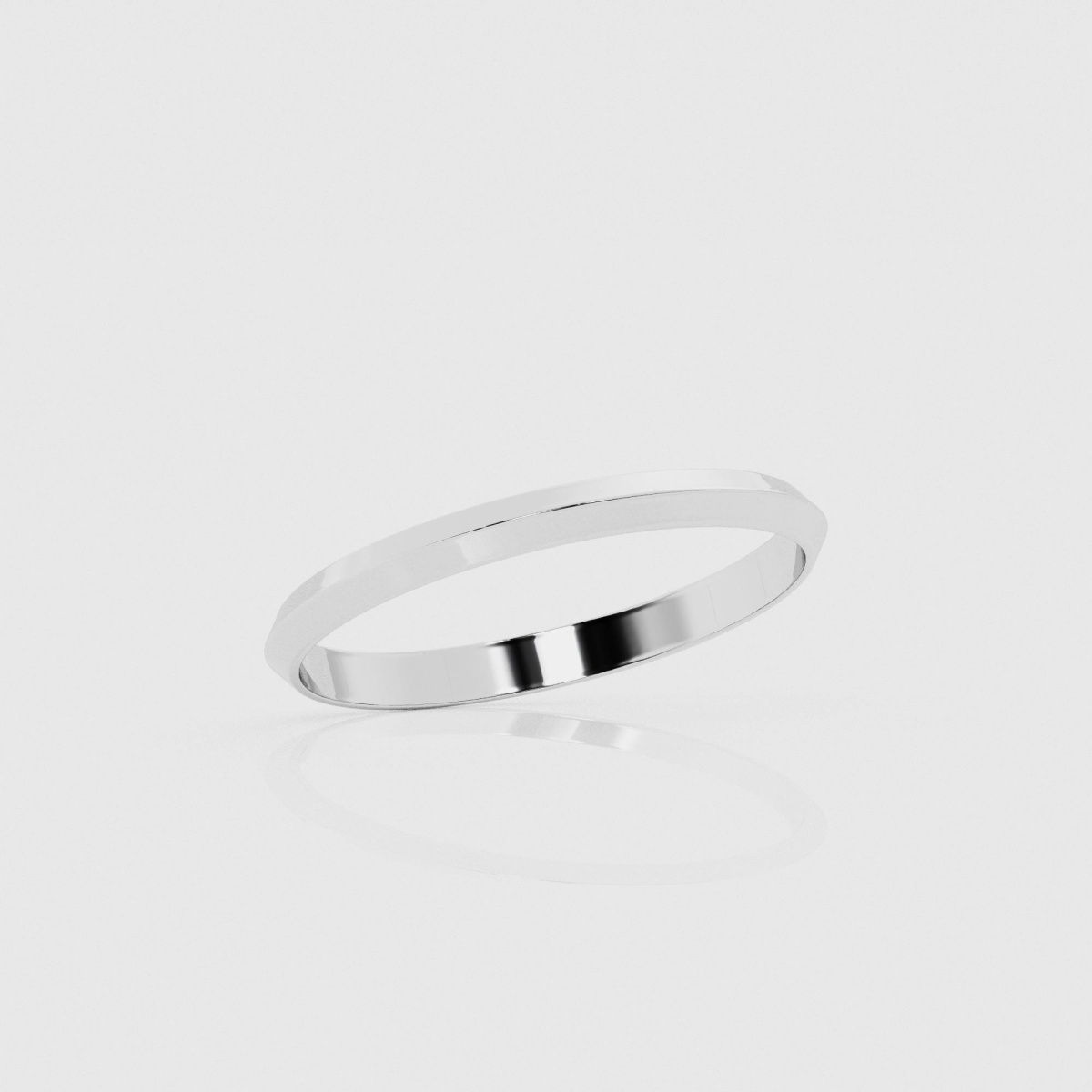 2mm Knife Edge Wedding Band