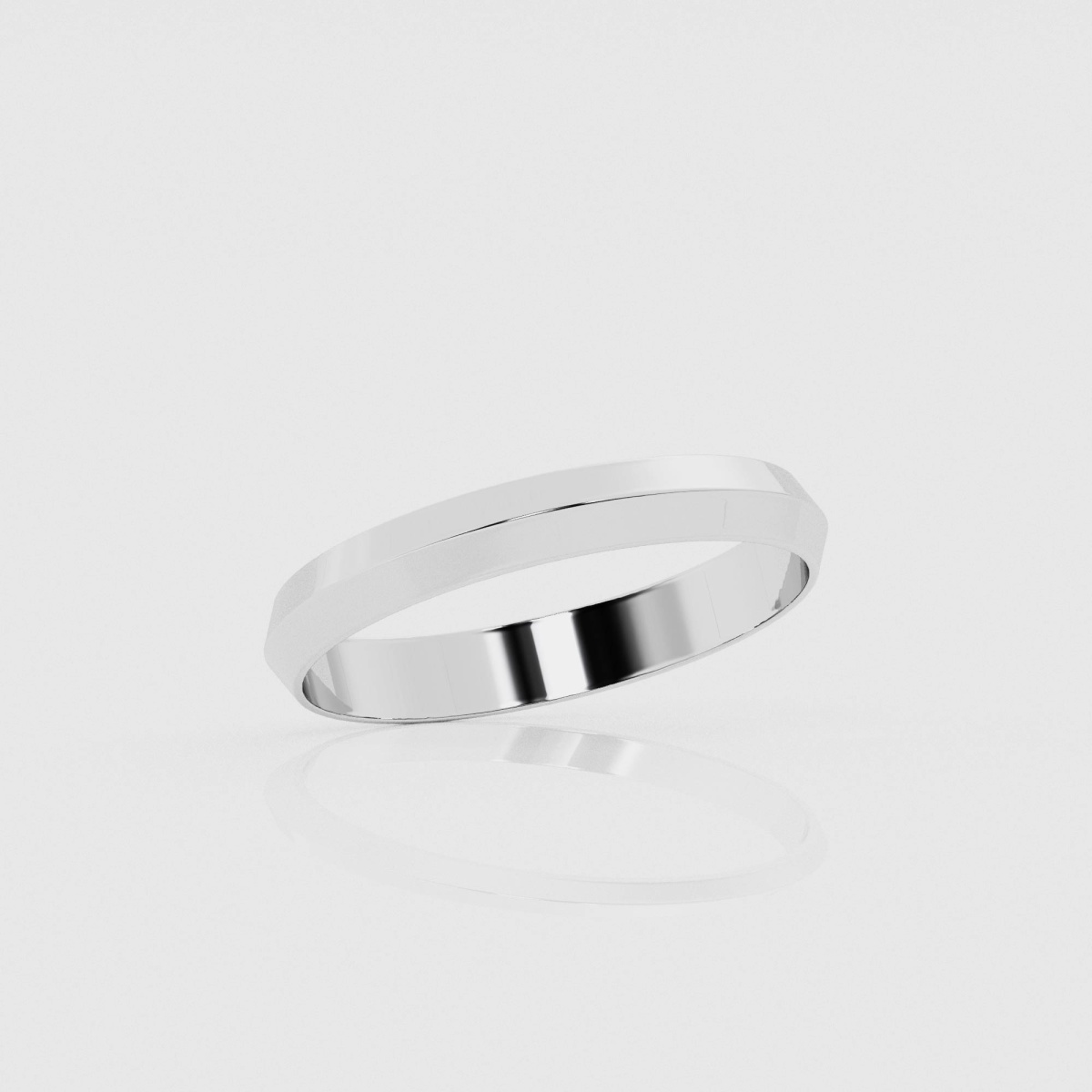 3mm Knife Edge Wedding Band