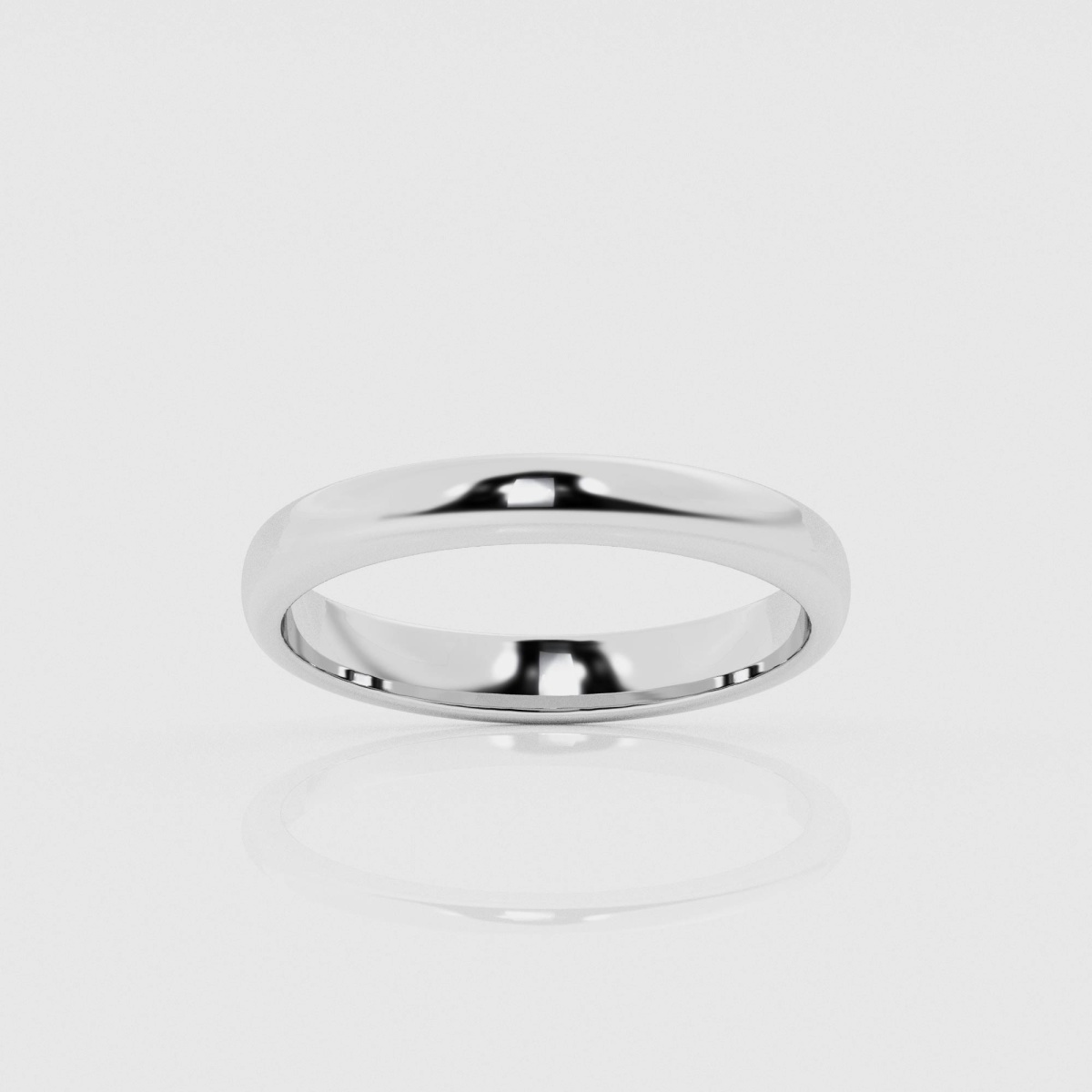 3mm Dome Wedding Band