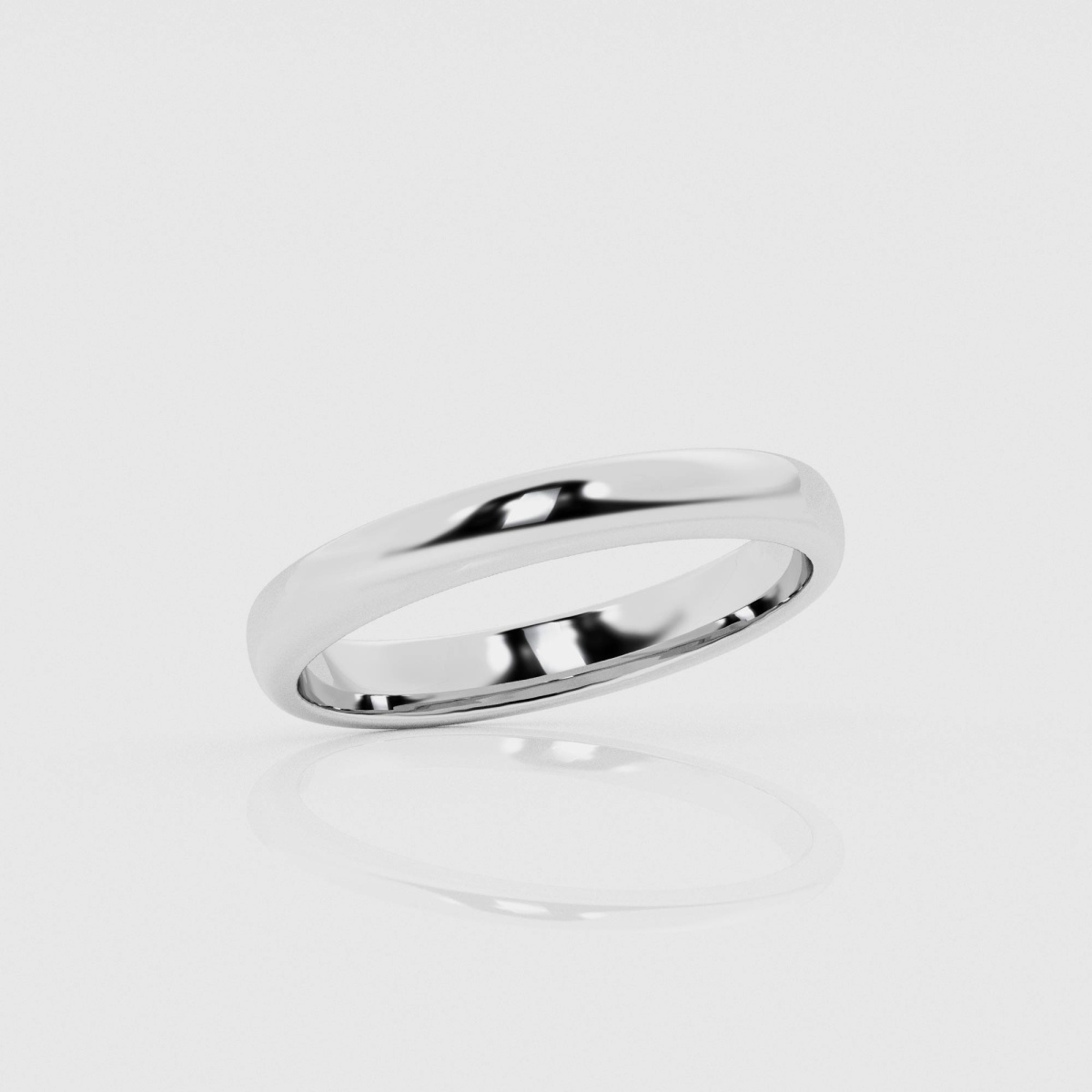 3mm Dome Wedding Band