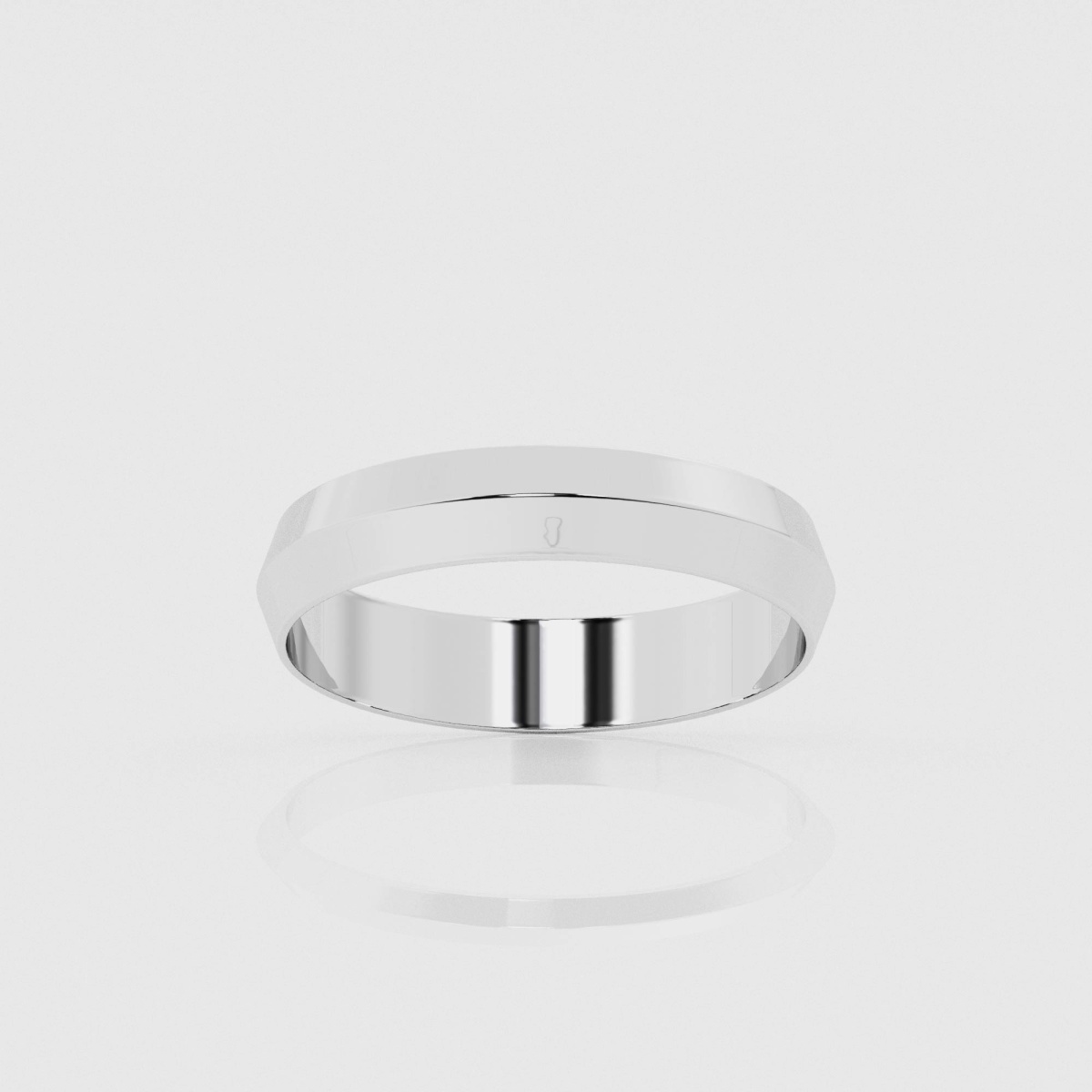 4mm Knife Edge Wedding Band