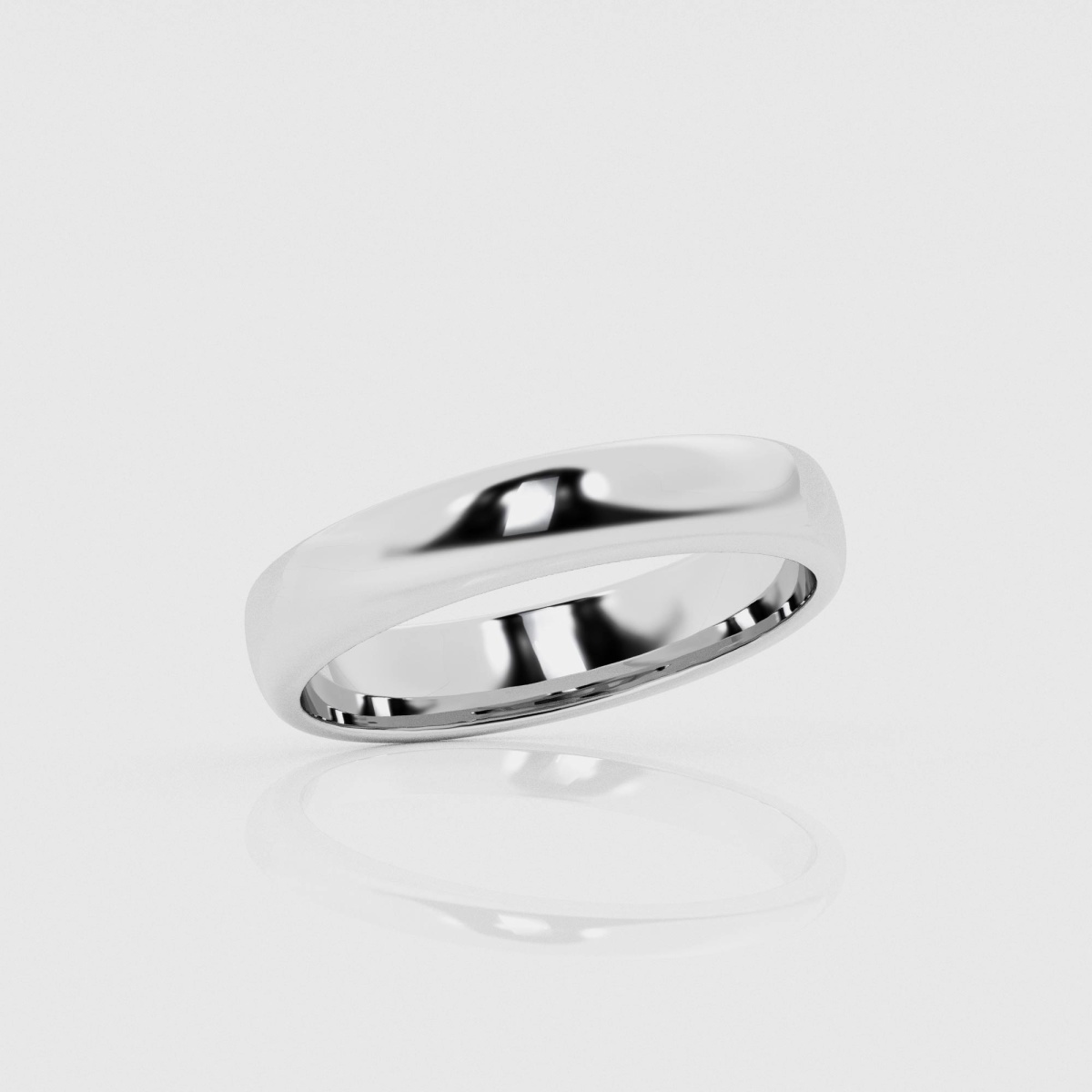 4mm Dome Wedding Band