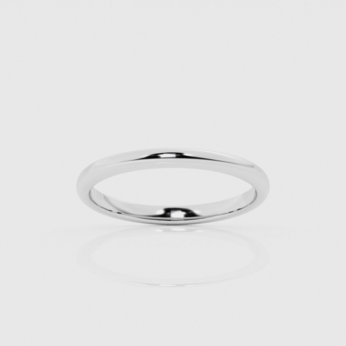 2mm Dome Wedding Band