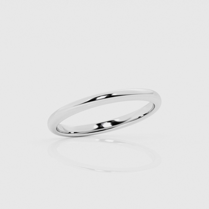 2mm Dome Wedding Band