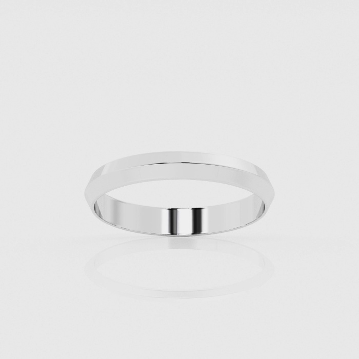 3mm Knife Edge Wedding Band