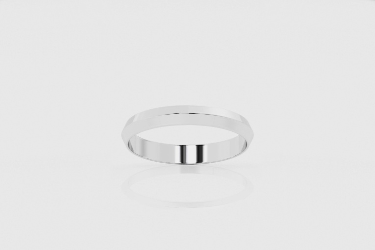 3mm Knife Edge Wedding Band