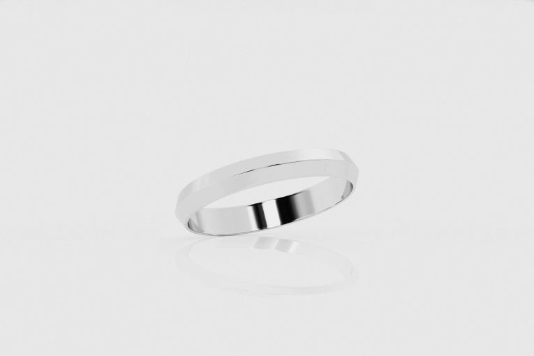 3mm Knife Edge Wedding Band