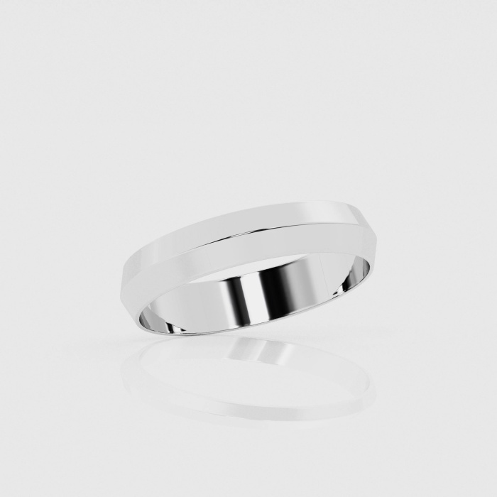 4mm Knife Edge Wedding Band