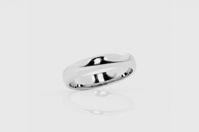 4mm Dome Wedding Band