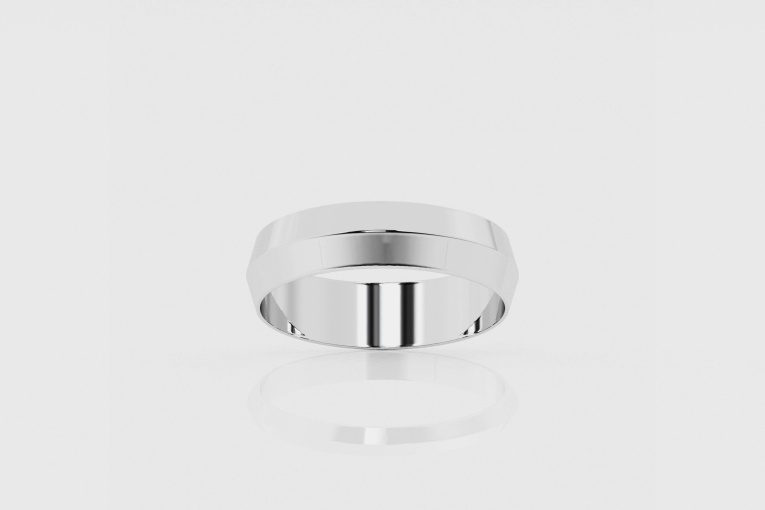 5mm Knife Edge Wedding Band