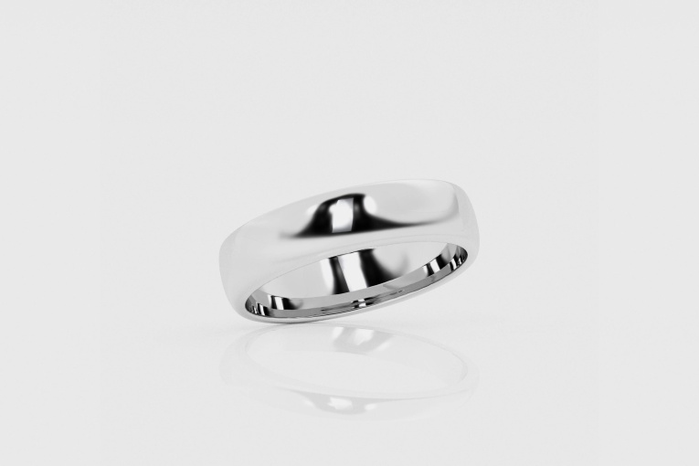 5mm Dome Wedding Band