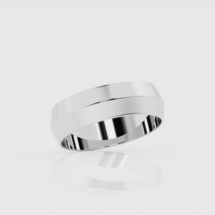 6mm Knife Edge Wedding Band