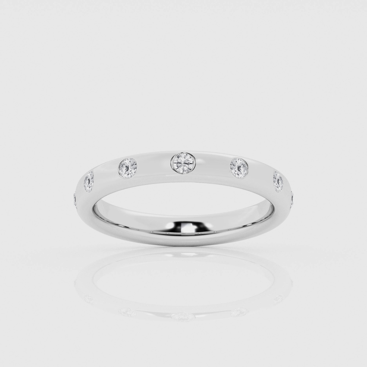 Natural Diamond | 1/4 ctw Round Wedding Band