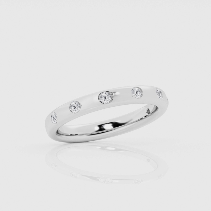 Natural Diamond | 1/4 ctw Round Wedding Band