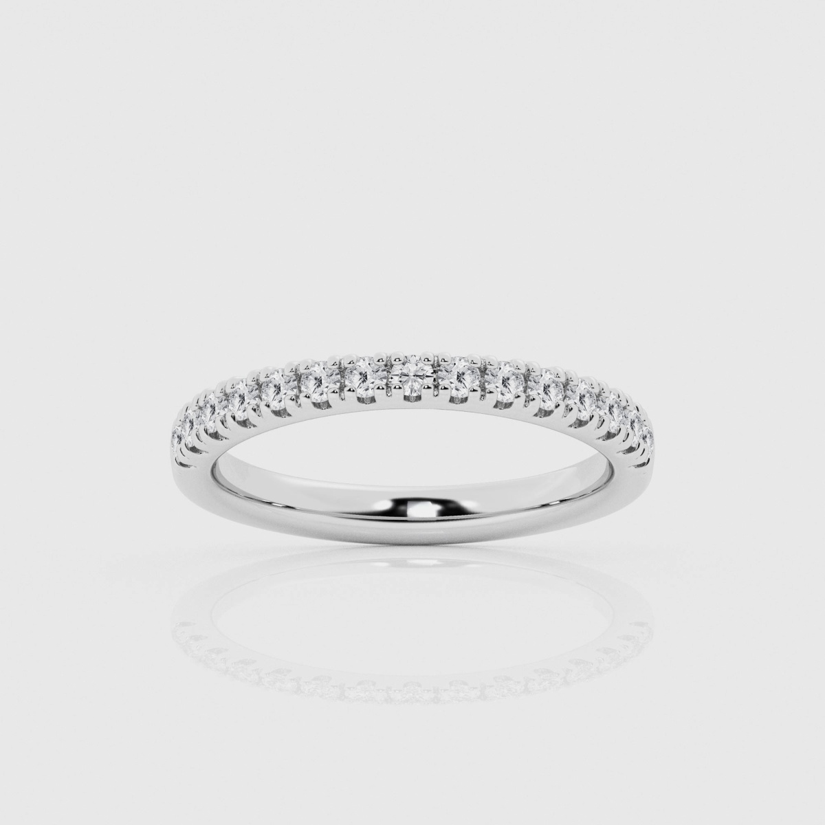 Natural Diamond | 3/8 ctw Round Wedding Band