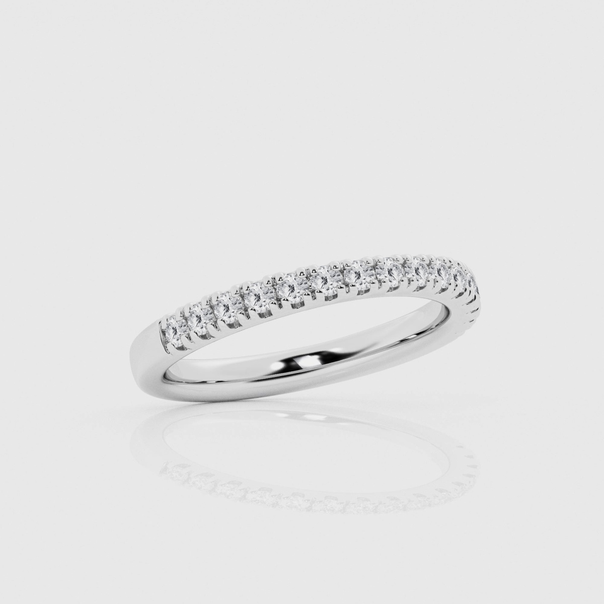 Natural Diamond | 3/8 ctw Round Wedding Band