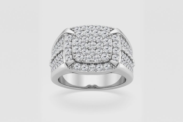 Natural Diamond | 2 1/4 ctw Round Multi-Stone Fashion Ring