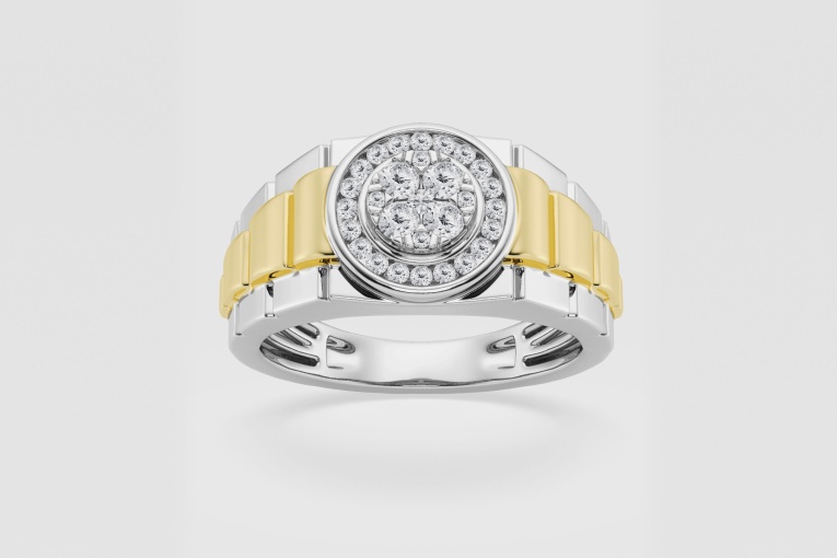 Natural Diamond | 1/2 ctw Round Multi-Stone Fashion Ring