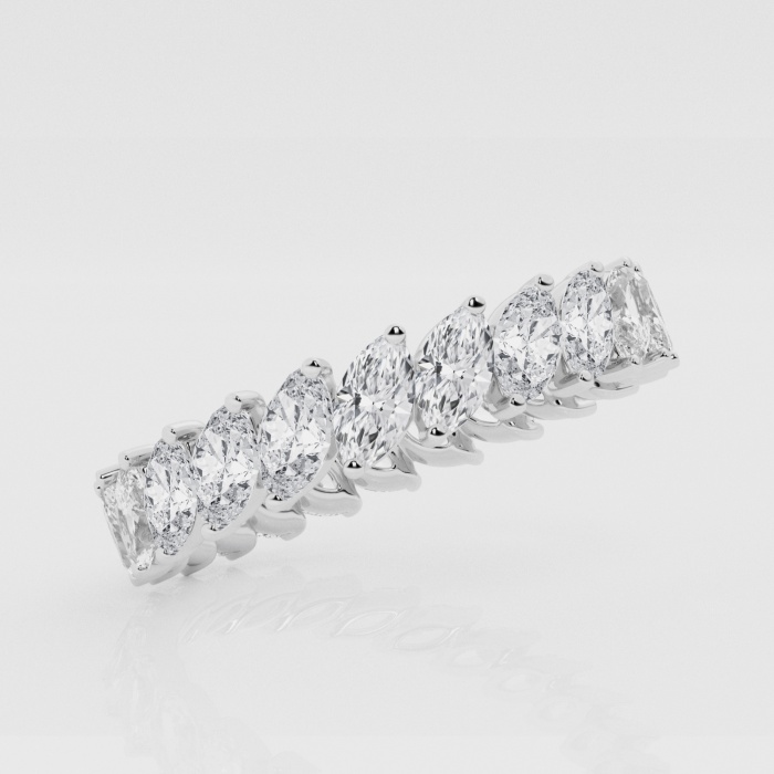 Natural Diamond | 2 1/4 ctw Marquise Angled Eternity Band