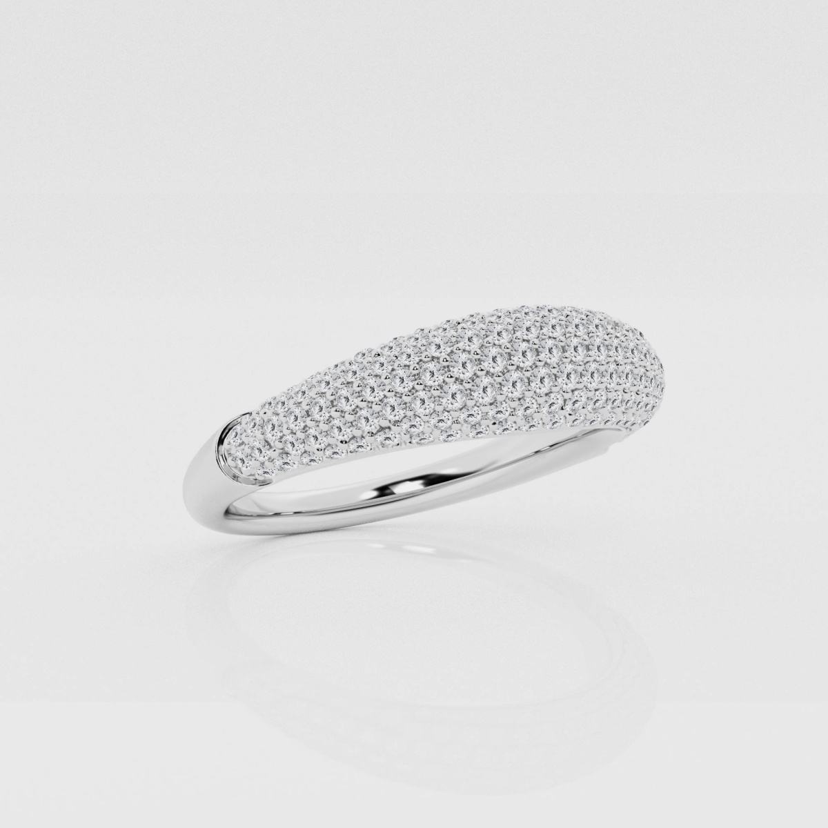 Natural Diamond | 2/3 ctw Round Pave Fashion Band