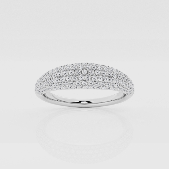 Natural Diamond | 2/3 ctw Round Pave Fashion Band