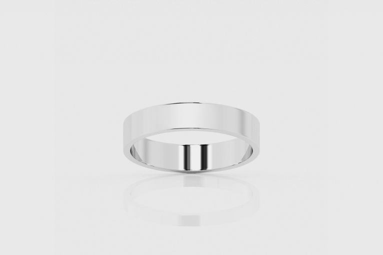 4mm High Polished Classic Wedding Band